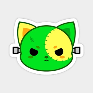 Cute Frankenstein Cat Magnet