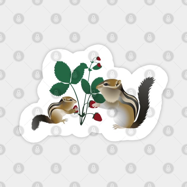 Chipmunk Magnet by Viktoria1703