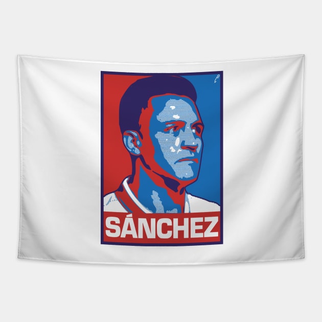 Sánchez - CHILE Tapestry by DAFTFISH