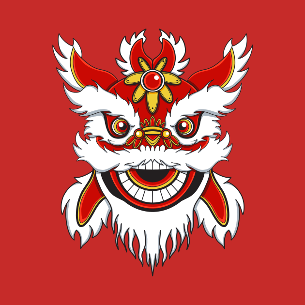 Chinese Lion Head by lldesigns