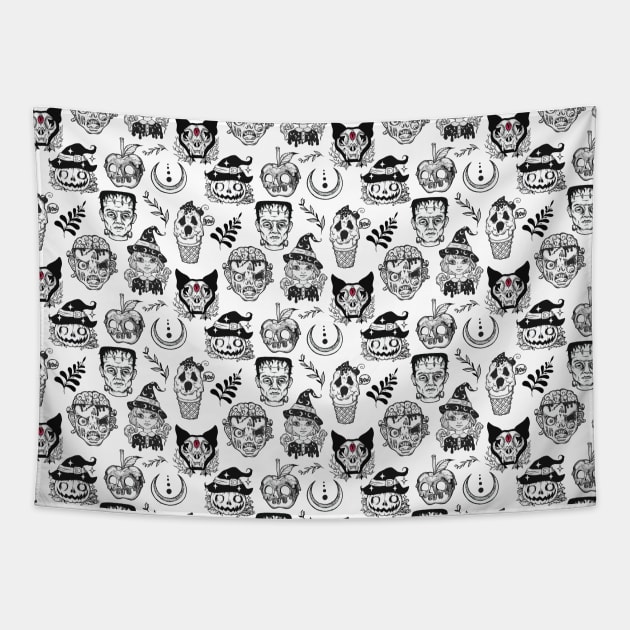 The Monster Mash Tapestry by Sophia PH