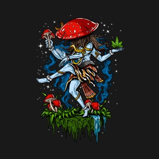 Psychedelic Shiva Magic Mushroom T-Shirt