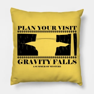 Gravity Falls Plan Your Visit Pillow