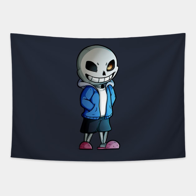 Chibi Sans - Undertale Tapestry by GirLys Art