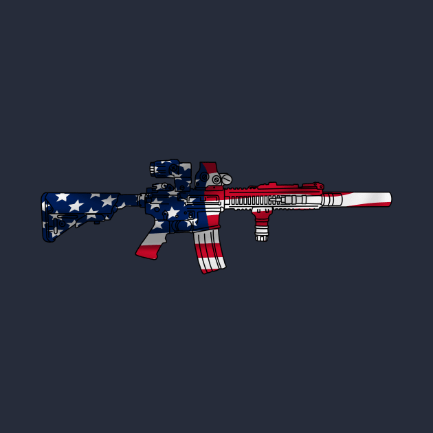 usa rifle by 752 Designs