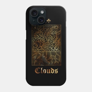 Clouds. Lenormand Gothic Mysteries Design. Phone Case