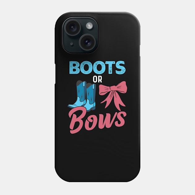 Country Gender Reveal Quote for a Western Family Phone Case by ErdnussbutterToast