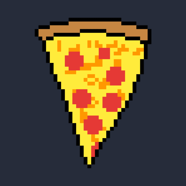 Pixel Pepperoni Pizza Design by oggi0