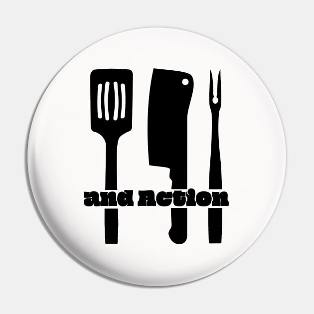 Grillen and Action Pin by Guth