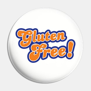 Gluten Free Bubble Letters Pin