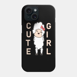 Sheep Girl Woman Phone Case