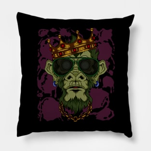 Fashion Monkey street art Pillow