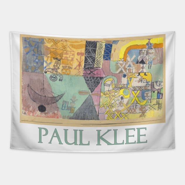 Asian Entertainers by Paul Klee Tapestry by Naves