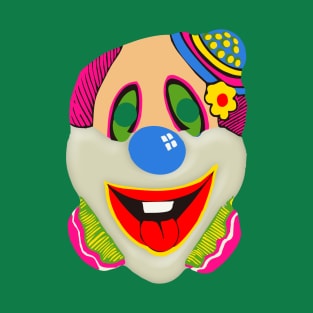 Vintage Halloween Clown Mask T-Shirt