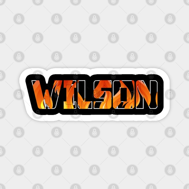 Wilson City Magnet by AsboDesign