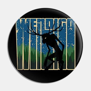 Retro Wendigo Original Pin