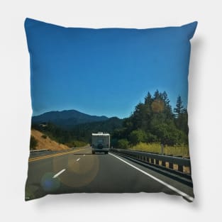 photo road trip Pillow