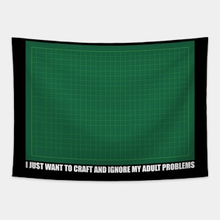 Crafting mat Crafter Quote Tapestry