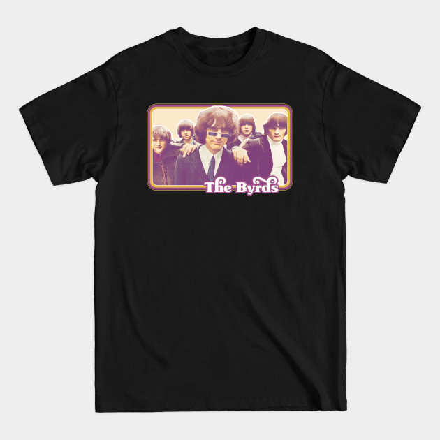 Discover The Byrds // Vintage Style Retro Fan Art - The Byrds - T-Shirt