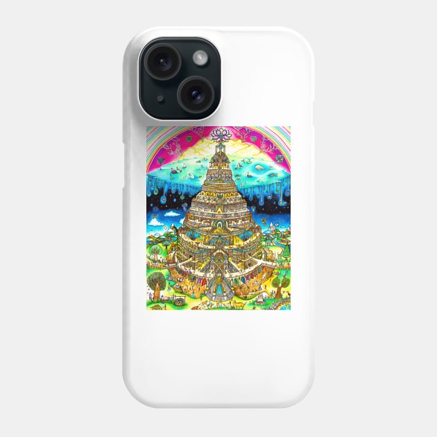 Flower of Babel Phone Case by ARTofDiNo