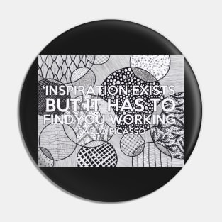 Zentangle Quote Pin