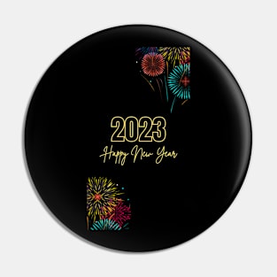 Happy New Year 2023 Pin