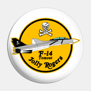 F-14 Tomcat - Jolly Rogers - Clean Style Pin