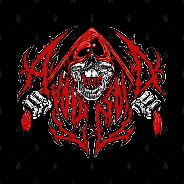 Avoid the Noid - Death Metal Logo by Brootal Branding