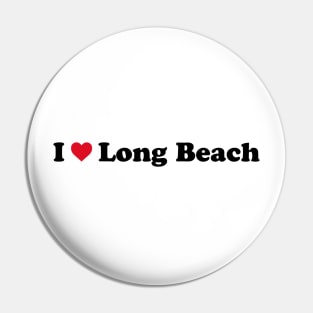 I Love Long Beach Pin