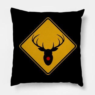 Rudolph Crossing Pillow