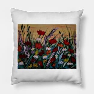 Some a mix of different wildflowers Pillow