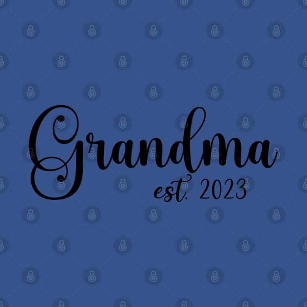 Grandma Est. 2023 by KayBee Gift Shop