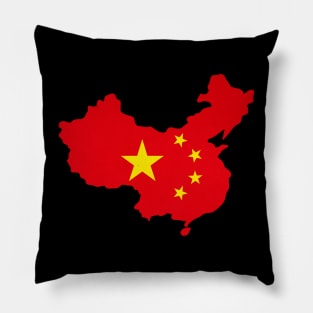 China Map Flag, I love China, Beautiful China Pillow