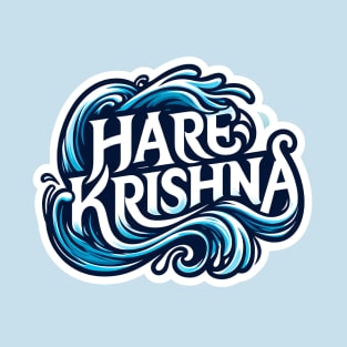 Ocean Wave Hare Krishna T-Shirt