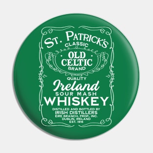 St Patrick's Day Whiskey Pin