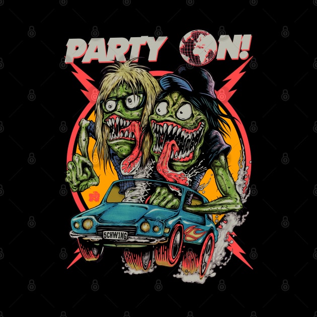 "PARTY ON!" by joeyjamesartworx