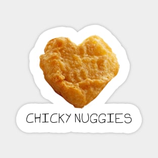 I love you more than Chicky Nuggies - Valentines day Magnet