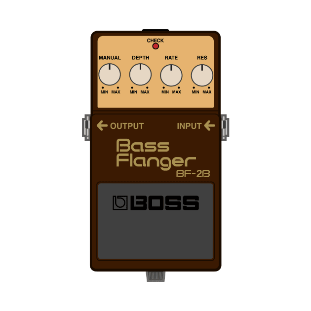 Boss BF-2B Bass Flanger Guitar Effect Pedal by conform