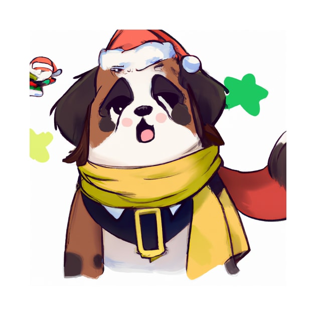 Cute St. Bernard Drawing by Play Zoo