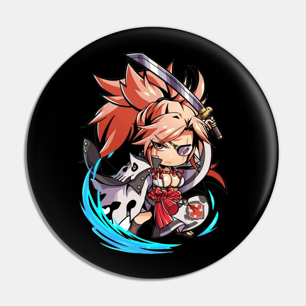 Baiken Guilty Gear Pin by abdul rahim