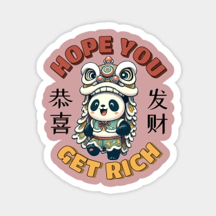 Chinese New Year 2024 - Hope You Get Rich (Gong Xi Fa Cai) Magnet