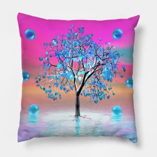 Crystal Tree Sunrise Pillow