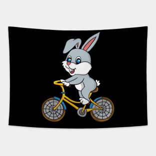 Funny Easter Shirt I Bunny MTB Rabbit biking Tapestry