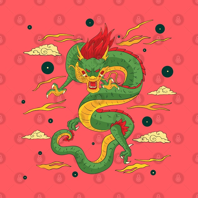 Chinese Dragon by Mako Design 