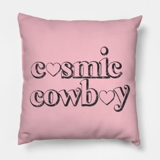 cosmic cowboy Pillow