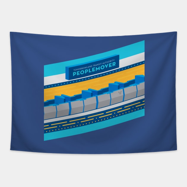 People Mover Tapestry by ryancano