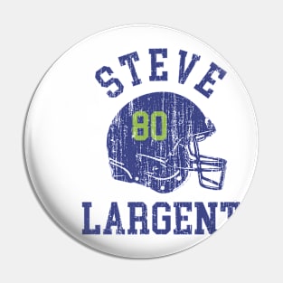 Steve Largent Seattle Helmet Font Pin