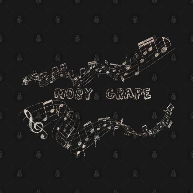 Musical Notes Vintage - Moby Grape by Koi.buluk