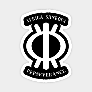 Africa Sankofa Adinkra Symbol "Perseverance" Magnet