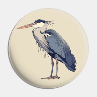 THE HERON Pin